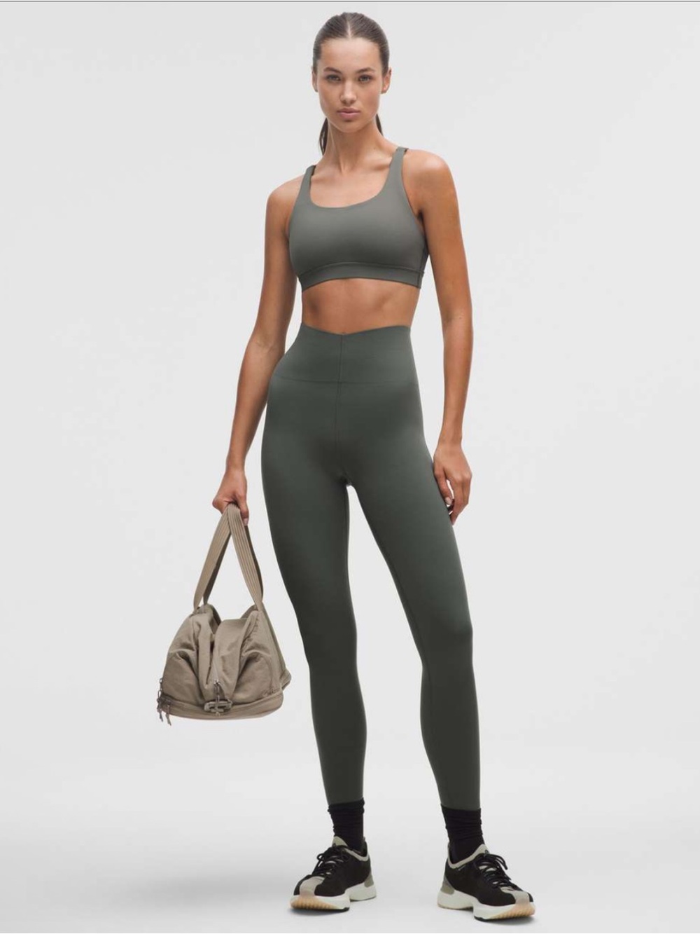 Lululemon Glow Up SHR Tight 25” Palm Deco Size 4. NWT, never worn